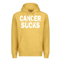 Antique Gold cancer sucks Premium Hoodie - PixelWave
