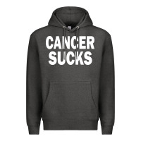 Charcoal Heather cancer sucks Premium Hoodie - PixelWave