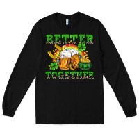 Black Better together St. Patrick's Day Long Sleeve Tee - CowGirlArtShop
