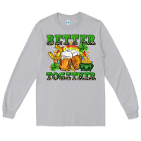 Moon Dust Better together St. Patrick's Day Long Sleeve Tee - CowGirlArtShop