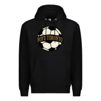 Black Boyd Toronto Soccer Premium Hoodie - PixelWave