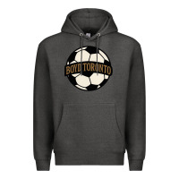 Charcoal Heather Boyd Toronto Soccer Premium Hoodie - PixelWave