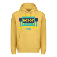 Antique Gold it's robot fighting time funny robotics engineer battle bots Premium Hoodie - PixelWave