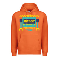 Carrot it's robot fighting time funny robotics engineer battle bots Premium Hoodie - PixelWave
