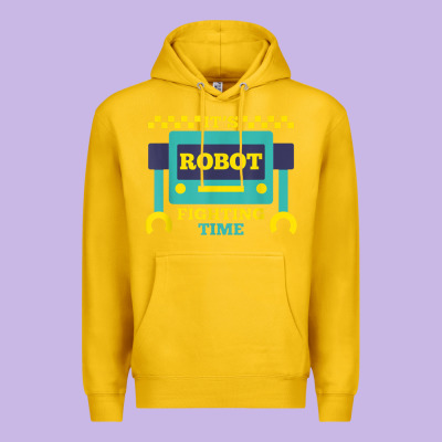 It's Robot Fighting Time Funny Robotics Engineer Battle Bots Premium Hoodie Designed By Pixelwave