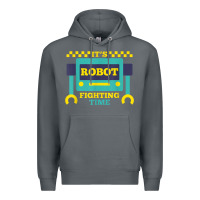 Rock it's robot fighting time funny robotics engineer battle bots Premium Hoodie - PixelWave
