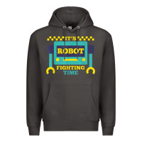 Smoke it's robot fighting time funny robotics engineer battle bots Premium Hoodie - PixelWave