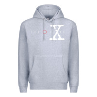 Heather Grey the x files [tb] Premium Hoodie - PixelWave