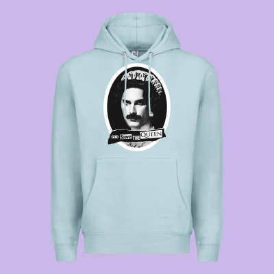 God Save The Quen King Music Premium Hoodie Designed By Pixelwave