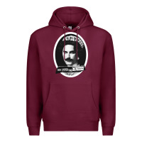 Burgundy god save the quen king music Premium Hoodie - PixelWave