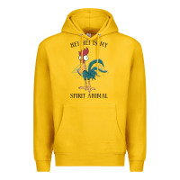 Lemon Moana Hei Hei Is My Spirit Animal Portrait Premium Hoodie - PixelWave