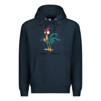 Navy Moana Hei Hei Is My Spirit Animal Portrait Premium Hoodie - PixelWave