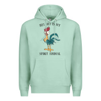 Seafoam Moana Hei Hei Is My Spirit Animal Portrait Premium Hoodie - PixelWave