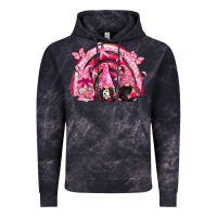Cloud Black gnomes rainbow breast cancer Vintage Hoodie - CowGirlArtShop