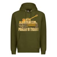Army Green panzer vi tiger i tank gift ww2 german army tanks Premium Hoodie - Craftify