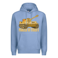 Colony Blue panzer vi tiger i tank gift ww2 german army tanks Premium Hoodie - Craftify