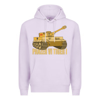 Lilac panzer vi tiger i tank gift ww2 german army tanks Premium Hoodie - Craftify