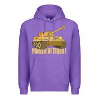 Purple panzer vi tiger i tank gift ww2 german army tanks Premium Hoodie - Craftify