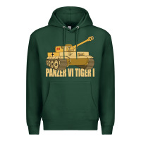 Sports Green panzer vi tiger i tank gift ww2 german army tanks Premium Hoodie - Craftify