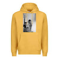 Mustard malcolm x Premium Hoodie - Craftify