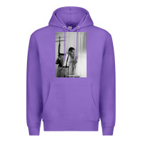 Purple malcolm x Premium Hoodie - Craftify