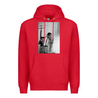 Red malcolm x Premium Hoodie - Craftify