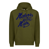 Army Green hater gonna hate Premium Hoodie - Craftify