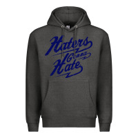 Charcoal Heather hater gonna hate Premium Hoodie - Craftify