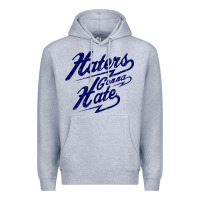 Heather Grey hater gonna hate Premium Hoodie - Craftify