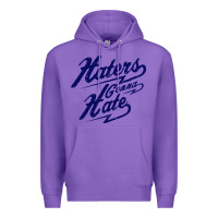 Purple hater gonna hate Premium Hoodie - Craftify