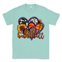 Seafoam basketball hearts Classic Tee - Jasminsmagicworld