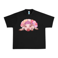 Black balerina baby pig with tutu Urban Heavy Tee - RanaPortraitStore