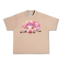 Burro balerina baby pig with tutu Urban Heavy Tee - RanaPortraitStore