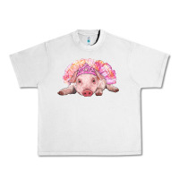 Lunar Rock balerina baby pig with tutu Urban Heavy Tee - RanaPortraitStore