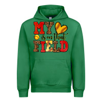 Emerald my heart is on that field softball Urban Hoodie - AdoDesignShop