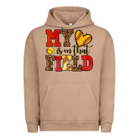 Pigment Burro my heart is on that field softball Urban Hoodie - AdoDesignShop