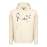 Sandshell pretty white ribbon support lung cancer awareness t shirt Premium Hoodie - Craftify
