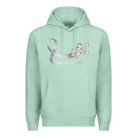 Seafoam pretty white ribbon support lung cancer awareness t shirt Premium Hoodie - Craftify