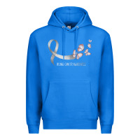 True Royal pretty white ribbon support lung cancer awareness t shirt Premium Hoodie - Craftify