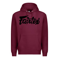 Burgundy Fairtex Combat Sport Style Black Premium Hoodie - Craftify