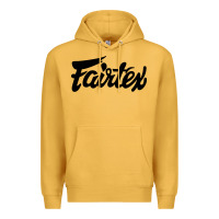 Mustard Fairtex Combat Sport Style Black Premium Hoodie - Craftify