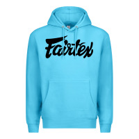 Ocean Blue Fairtex Combat Sport Style Black Premium Hoodie - Craftify