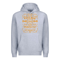 Heather Grey vintage 1946 the man myth legend 77 year old birthday gifts Premium Hoodie - trangStudio