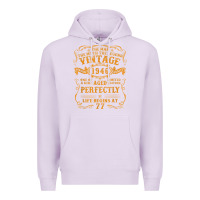 Lilac vintage 1946 the man myth legend 77 year old birthday gifts Premium Hoodie - trangStudio