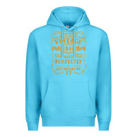 Ocean Blue vintage 1946 the man myth legend 77 year old birthday gifts Premium Hoodie - trangStudio