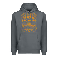 Rock vintage 1946 the man myth legend 77 year old birthday gifts Premium Hoodie - trangStudio