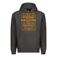 Smoke vintage 1946 the man myth legend 77 year old birthday gifts Premium Hoodie - trangStudio