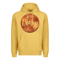 Antique Gold Cute Good Luck Gift - Lucky Penny Premium Hoodie - Craftify