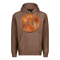 Chestnut Cute Good Luck Gift - Lucky Penny Premium Hoodie - Craftify