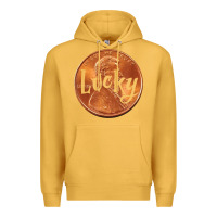Mustard Cute Good Luck Gift - Lucky Penny Premium Hoodie - Craftify